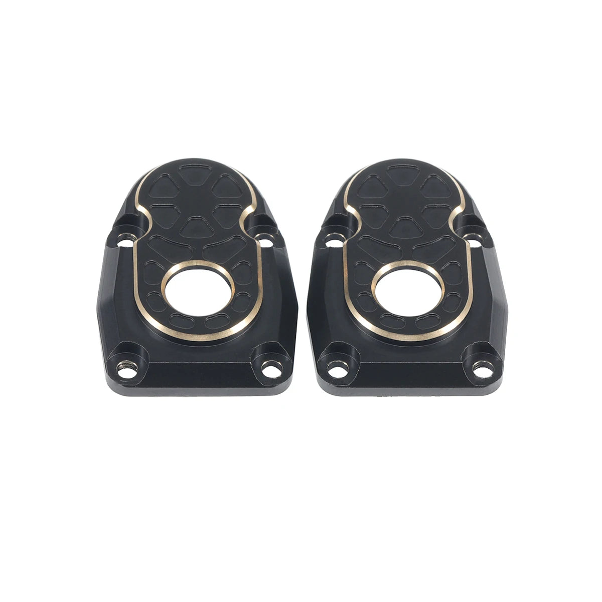 Black Brass Weights Steering Knuckles Portal Cover Set for Axial Capra SCX10 III AR45P SuperShafty CP44 Vanquish F9 Axle Housing