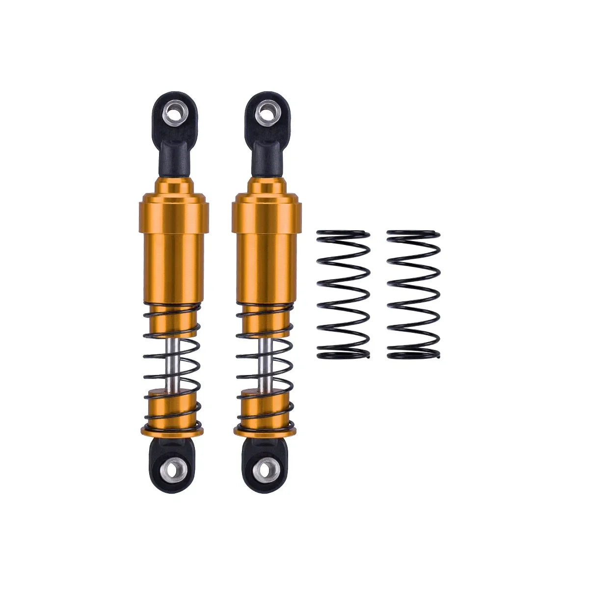 HooCrawler 75mm-115mm Big Bore Shocks with Oil Filled for 1/10 RC Crawler LCG Chassis Cheater Rigs Capra SCX10 TRX4 Gspeed V4