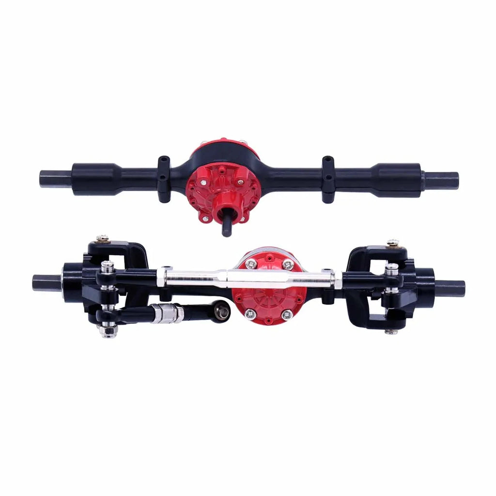 For WPL C14 C24 C34 C44 B14 B24 1/16 RC Car Upgrades Parts AccessoriesWPL Metal Front and Rear Axle Set