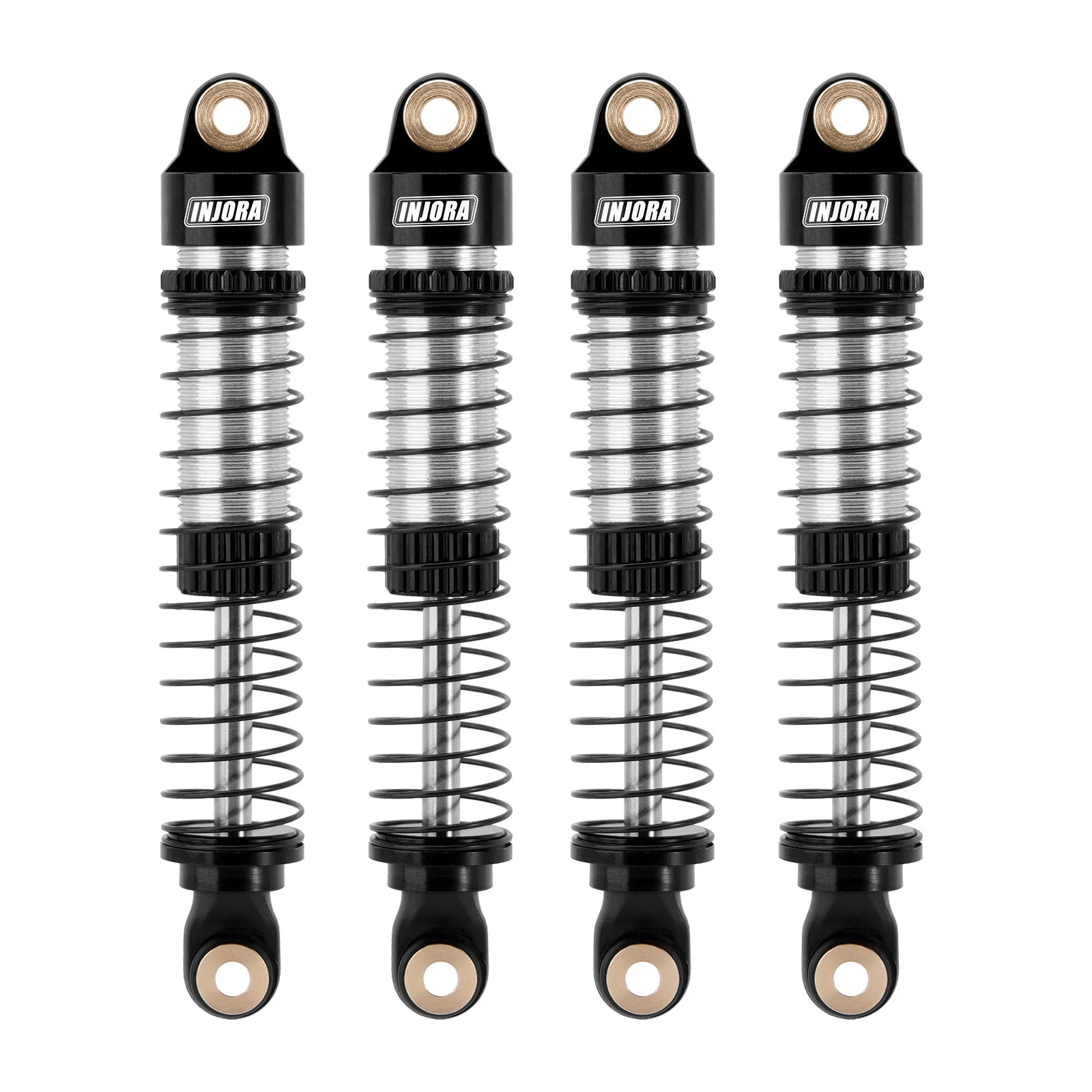 INJORA 53MM 59MM Threaded Shocks for 1/18 Redcat Ascent18 HPI Venture18