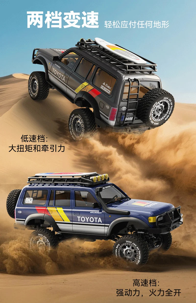 2.4G Upgraded LC80 Full Scale RC Remote Control Climbing Car for Children 1:12 Off road Vehicle Truck Model Car Toy Gift